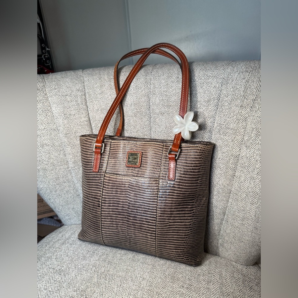 Dooney & Bourke Lizard Lexington Embossed Tote